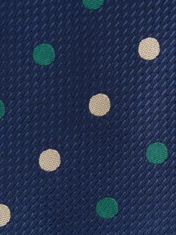 Alvaro Moreno Corbatas|Corbatas|CORBATA JACQUARD MF Azul Marino