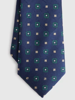 Alvaro Moreno Corbatas|Corbatas|CORBATA JACQUARD MF Azul Marino