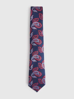 Alvaro Moreno Corbatas|Corbatas|CORBATA JACQUARD MF Azul Marino