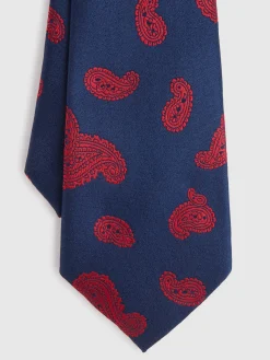 Alvaro Moreno Corbatas|Corbatas|CORBATA JACQUARD MF Azul Marino