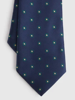 Alvaro Moreno Corbatas|Corbatas|CORBATA JACQUARD MF Azul Marino