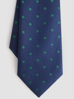 Alvaro Moreno Corbatas|Corbatas|CORBATA JACQUARD MF Azul Marino