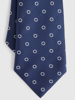 Alvaro Moreno Corbatas|Corbatas|CORBATA JACQUARD MF Azul Marino