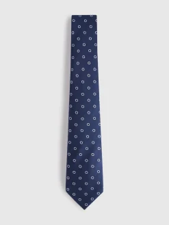 Alvaro Moreno Corbatas|Corbatas|CORBATA JACQUARD MF Azul Marino