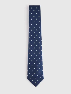 Alvaro Moreno Corbatas|Corbatas|CORBATA JACQUARD MF Azul Marino