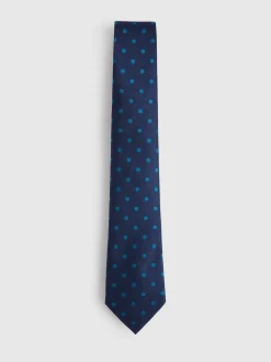 Alvaro Moreno Corbatas|Corbatas|CORBATA JACQUARD MF Azul Marino