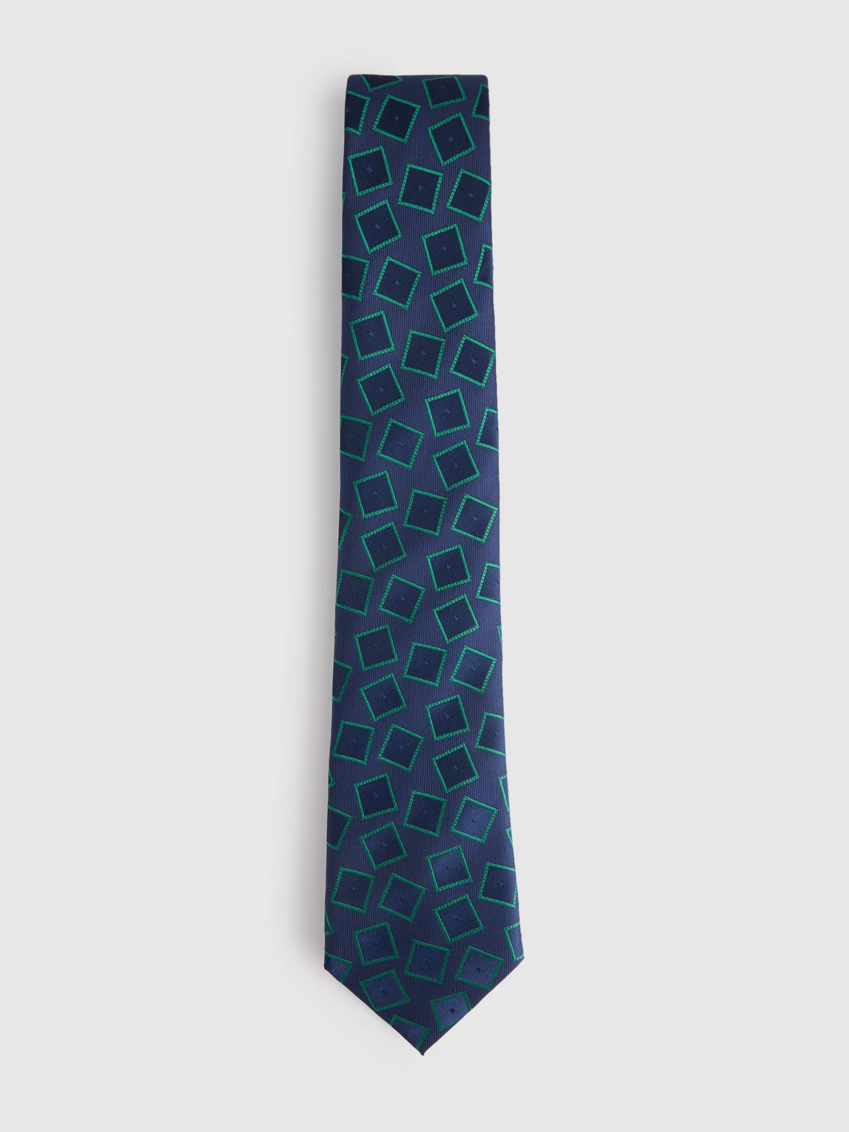 Alvaro Moreno Corbatas|Corbatas|CORBATA JACQUARD MF Azul Marino