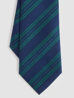 Alvaro Moreno Corbatas|Corbatas|CORBATA JACQUARD MF Azul Marino