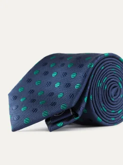 Alvaro Moreno Corbatas|Corbatas|CORBATA JACQUARD MF Azul Marino