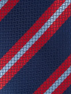 Alvaro Moreno Corbatas|Corbatas|CORBATA JACQUARD MF Azul Marino