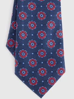 Alvaro Moreno Corbatas|Corbatas|CORBATA JACQUARD MF Azul Marino