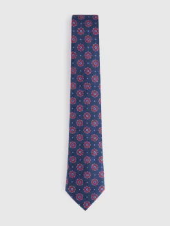 Alvaro Moreno Corbatas|Corbatas|CORBATA JACQUARD MF Azul Marino