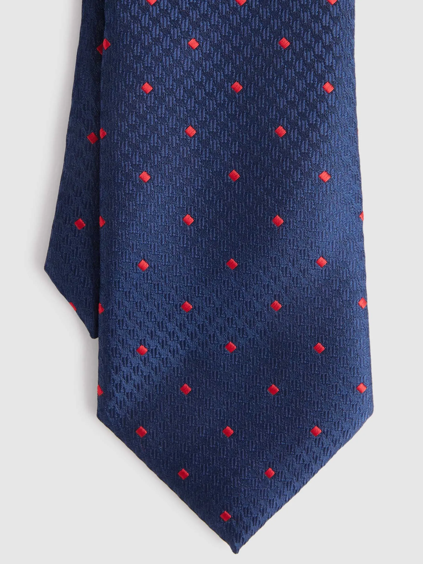 Alvaro Moreno Corbatas|Corbatas|CORBATA JACQUARD MF Azul Marino