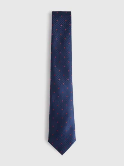 Alvaro Moreno Corbatas|Corbatas|CORBATA JACQUARD MF Azul Marino