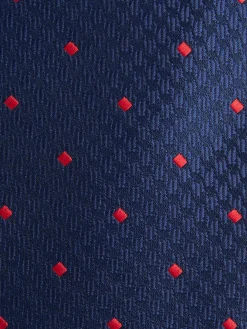 Alvaro Moreno Corbatas|Corbatas|CORBATA JACQUARD MF Azul Marino