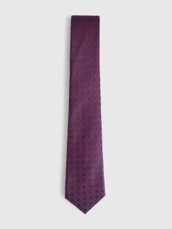 Alvaro Moreno Corbatas|Corbatas|CORBATA JACQUARD MF Azul Marino