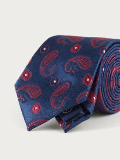 Alvaro Moreno Corbatas|Corbatas|CORBATA JACQUARD MF Azul Marino
