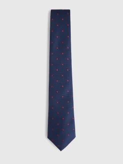 Alvaro Moreno Corbatas|Corbatas|CORBATA JACQUARD MF Azul Marino