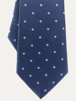 Alvaro Moreno Corbatas|Corbatas|CORBATA JACQUARD MF Azul Marino