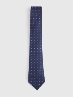 Alvaro Moreno Corbatas|Corbatas|CORBATA JACQUARD MF Azul Marino