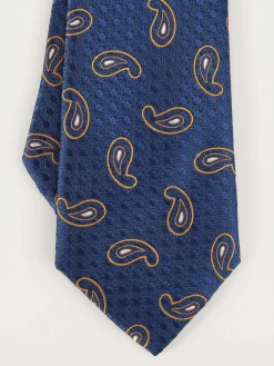 Alvaro Moreno Corbatas|Corbatas|CORBATA JACQUARD MF Azul Marino