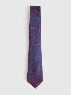 Alvaro Moreno Corbatas|Corbatas|CORBATA JACQUARD MF Azul Marino