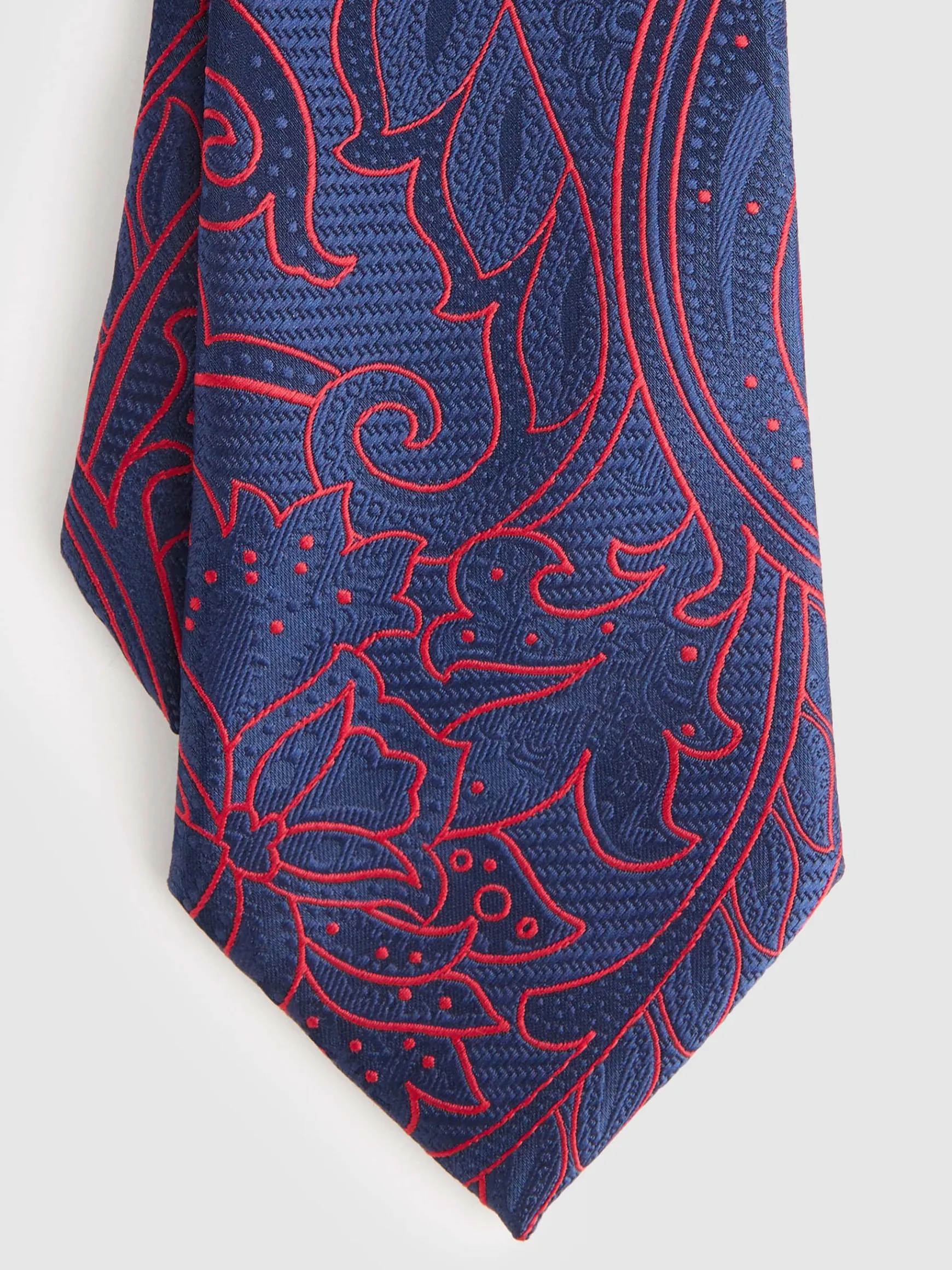 Alvaro Moreno Corbatas|Corbatas|CORBATA JACQUARD MF Azul Marino