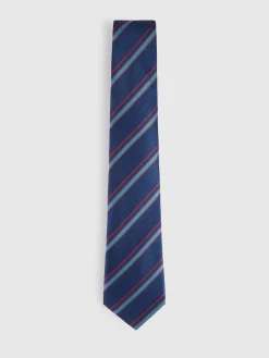 Alvaro Moreno Corbatas|Corbatas|CORBATA JACQUARD MF Azul Marino
