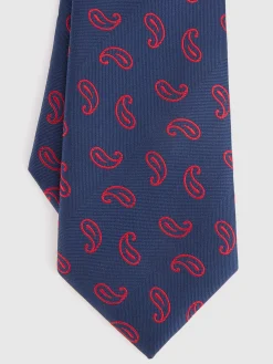 Alvaro Moreno Corbatas|Corbatas|CORBATA JACQUARD MF Azul Marino