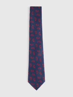 Alvaro Moreno Corbatas|Corbatas|CORBATA JACQUARD MF Azul Marino