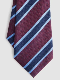 Alvaro Moreno Corbatas|Corbatas|CORBATA JACQUARD MF Azul Marino