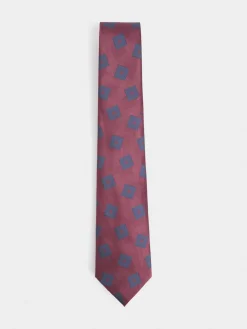 Alvaro Moreno Corbatas|Corbatas|CORBATA JACQUARD MF Burdeos