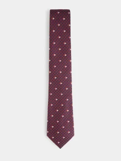 Alvaro Moreno Corbatas|Corbatas|CORBATA JACQUARD MF Burdeos