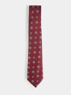 Alvaro Moreno Corbatas|Corbatas|CORBATA JACQUARD MF Burdeos