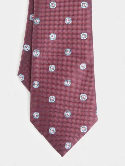Alvaro Moreno Corbatas|Corbatas|CORBATA JACQUARD MF Burdeos