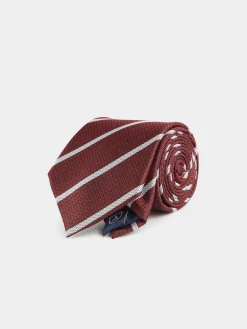 Alvaro Moreno Corbatas|Corbatas|CORBATA JACQUARD MF Burdeos