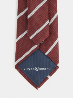 Alvaro Moreno Corbatas|Corbatas|CORBATA JACQUARD MF Burdeos