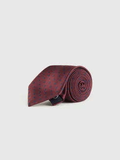 Alvaro Moreno Corbatas|Corbatas|CORBATA JACQUARD MF Burdeos