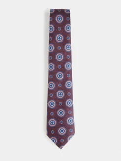 Alvaro Moreno Corbatas|Corbatas|CORBATA JACQUARD MF Burdeos