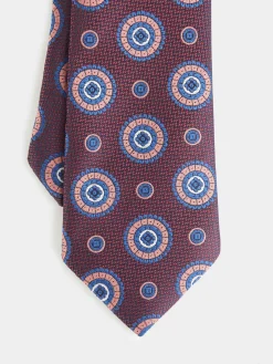 Alvaro Moreno Corbatas|Corbatas|CORBATA JACQUARD MF Burdeos