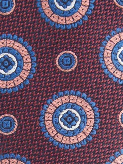 Alvaro Moreno Corbatas|Corbatas|CORBATA JACQUARD MF Burdeos