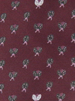 Alvaro Moreno Corbatas|Corbatas|CORBATA JACQUARD MF Burdeos