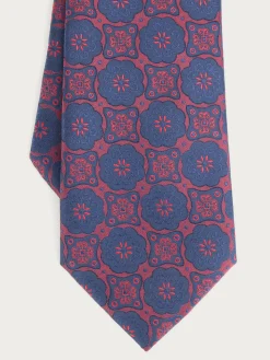 Alvaro Moreno Corbatas|Corbatas|CORBATA JACQUARD MF Burdeos