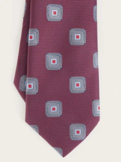 Alvaro Moreno Corbatas|Corbatas|CORBATA JACQUARD MF Burdeos