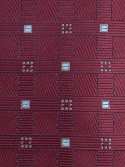 Alvaro Moreno Corbatas|Corbatas|CORBATA JACQUARD MF Burdeos
