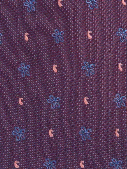 Alvaro Moreno Corbatas|Corbatas|CORBATA JACQUARD MF Burdeos