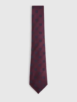 Alvaro Moreno Corbatas|Corbatas|CORBATA JACQUARD MF Burdeos