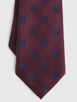 Alvaro Moreno Corbatas|Corbatas|CORBATA JACQUARD MF Burdeos