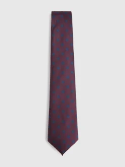 Alvaro Moreno Corbatas|Corbatas|CORBATA JACQUARD MF Burdeos