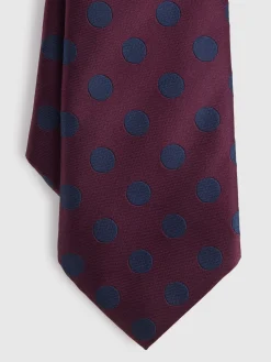 Alvaro Moreno Corbatas|Corbatas|CORBATA JACQUARD MF Burdeos